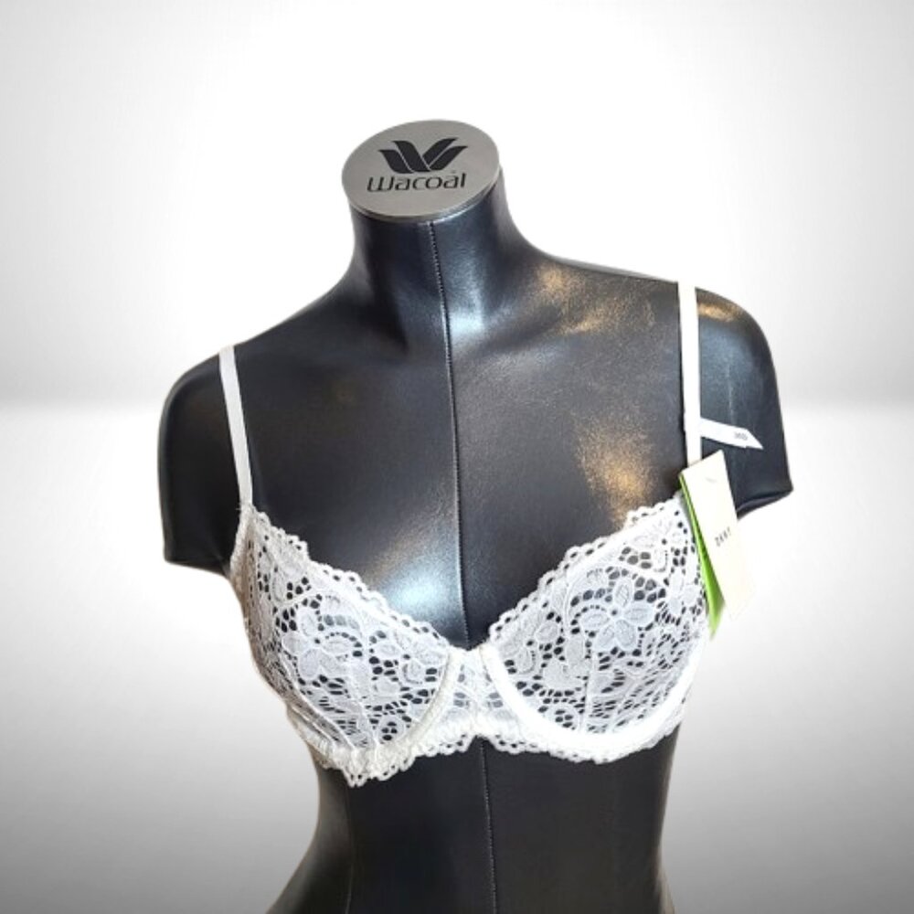 DKNY Classic Lace Underwire Demi Bra DK4008 - 34B - New - Picture 3 of 5